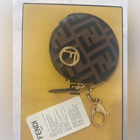 Fendi Handbags - Authentic F is FENDI Coin Purse with key chain